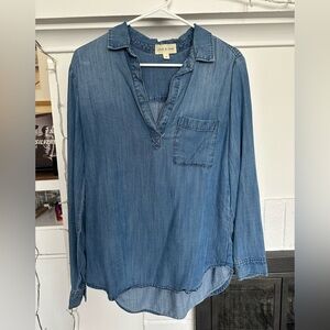 Cloth & Stone Denim Top